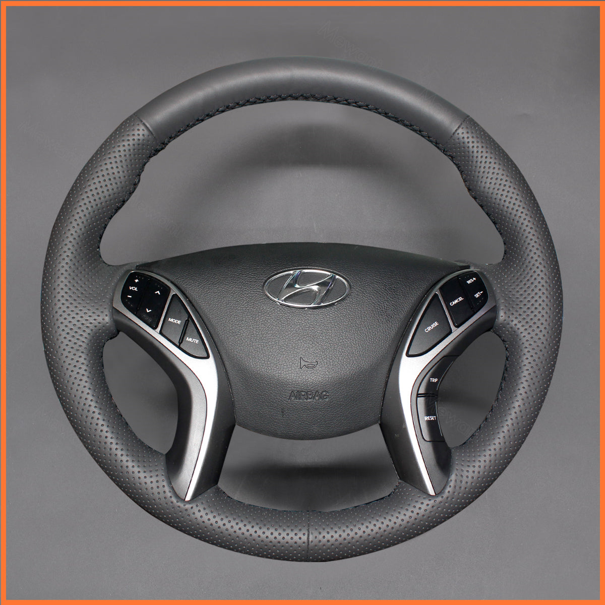 MEWANT steering wheel cover for Hyundai i30 2012-2017 / Elantra 2011-2016