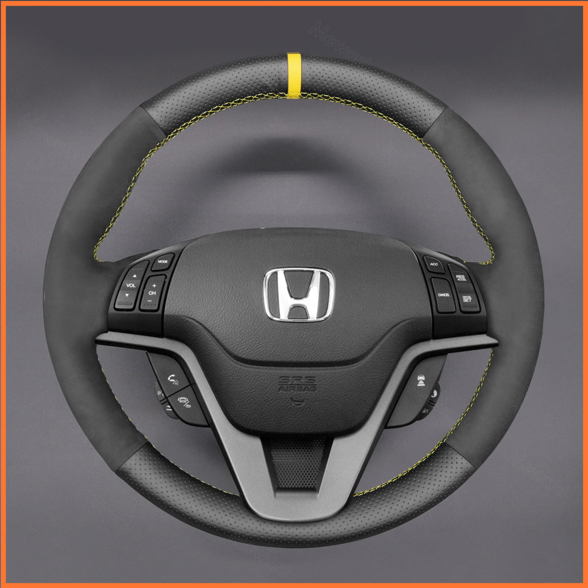 MEWANT Steering Wheel Cover for Honda CR-V CRV 2006-2012 / Crossroad 2007