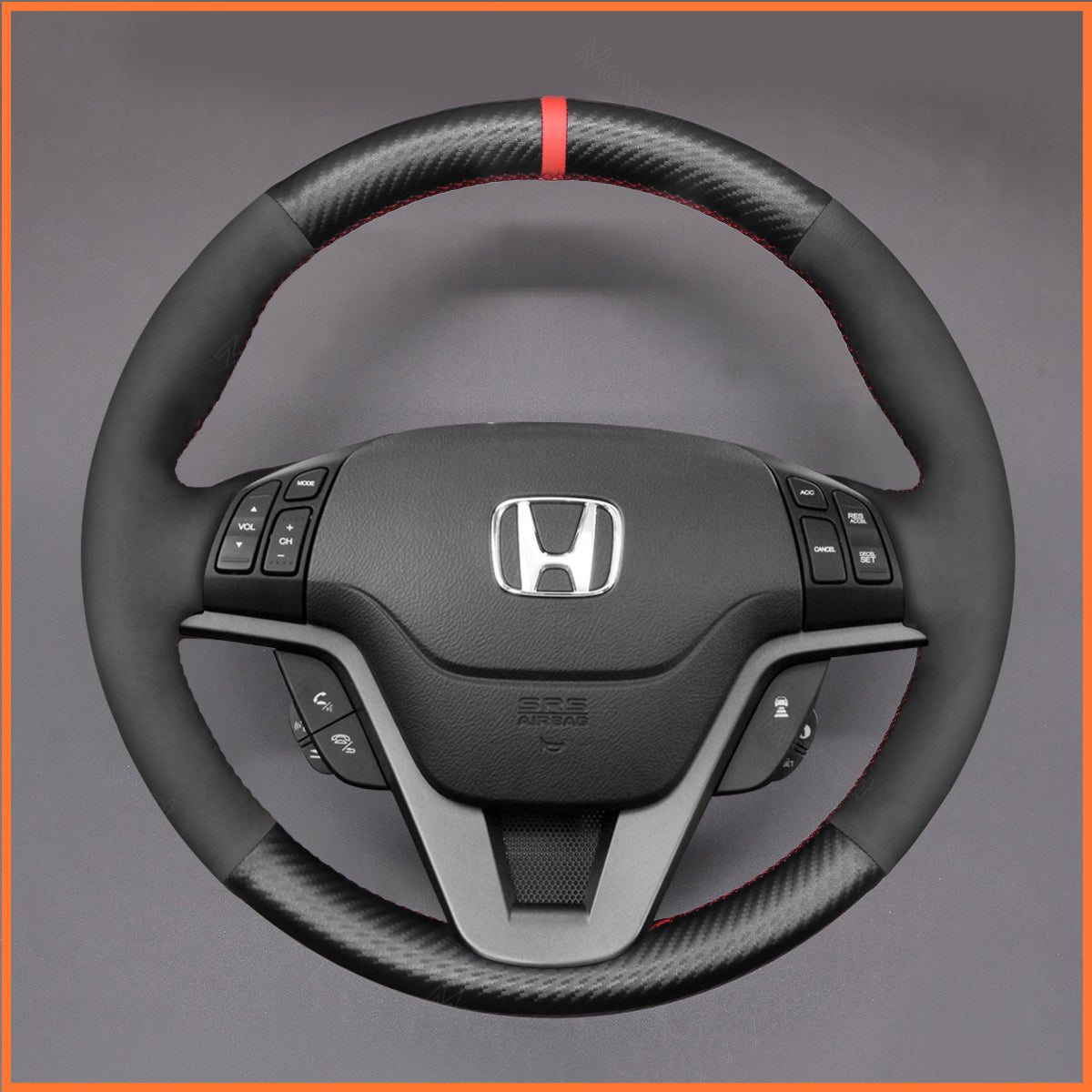 MEWANT Steering Wheel Cover for Honda CR-V CRV 2006-2012 / Crossroad 2007