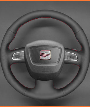 MEWANT Lenkradbezug für Seat Exeo 2009-2013 / Audi A3 (8P)  A4 (B8) 2005-2012 / A5 A8 A8 L Q7 RS 4 S5 S6 S8 2007-2011