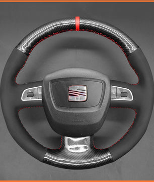 MEWANT Lenkradbezug für Seat Exeo 2009-2013 / Audi A3 (8P)  A4 (B8) 2005-2012 / A5 A8 A8 L Q7 RS 4 S5 S6 S8 2007-2011