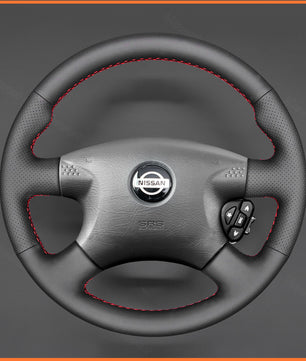 MEWANT steering wheel cover for Nissan Almera (N16) / X-Trail (T30) / Terrano 2 / Almera Tino / Micra / Primera