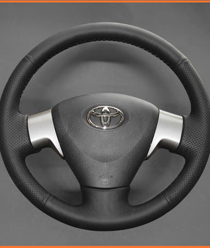 MEWANT Steering Wheel Cover for Toyota Corolla 2006-2010 / Auris 2006-2010 / Isis 2009-2011 / Aygo (UK) 2012-2014 / Ractis 2005-2010 / Matrix 2008-2010 / Sienta 2013-2015 / Noah (Voxy) 2007-2013