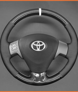 MEWANT Steering Wheel Cover for Toyota Corolla 2006-2010 / Auris 2006-2010 / Isis 2009-2011 / Aygo (UK) 2012-2014 / Ractis 2005-2010 / Matrix 2008-2010 / Sienta 2013-2015 / Noah (Voxy) 2007-2013