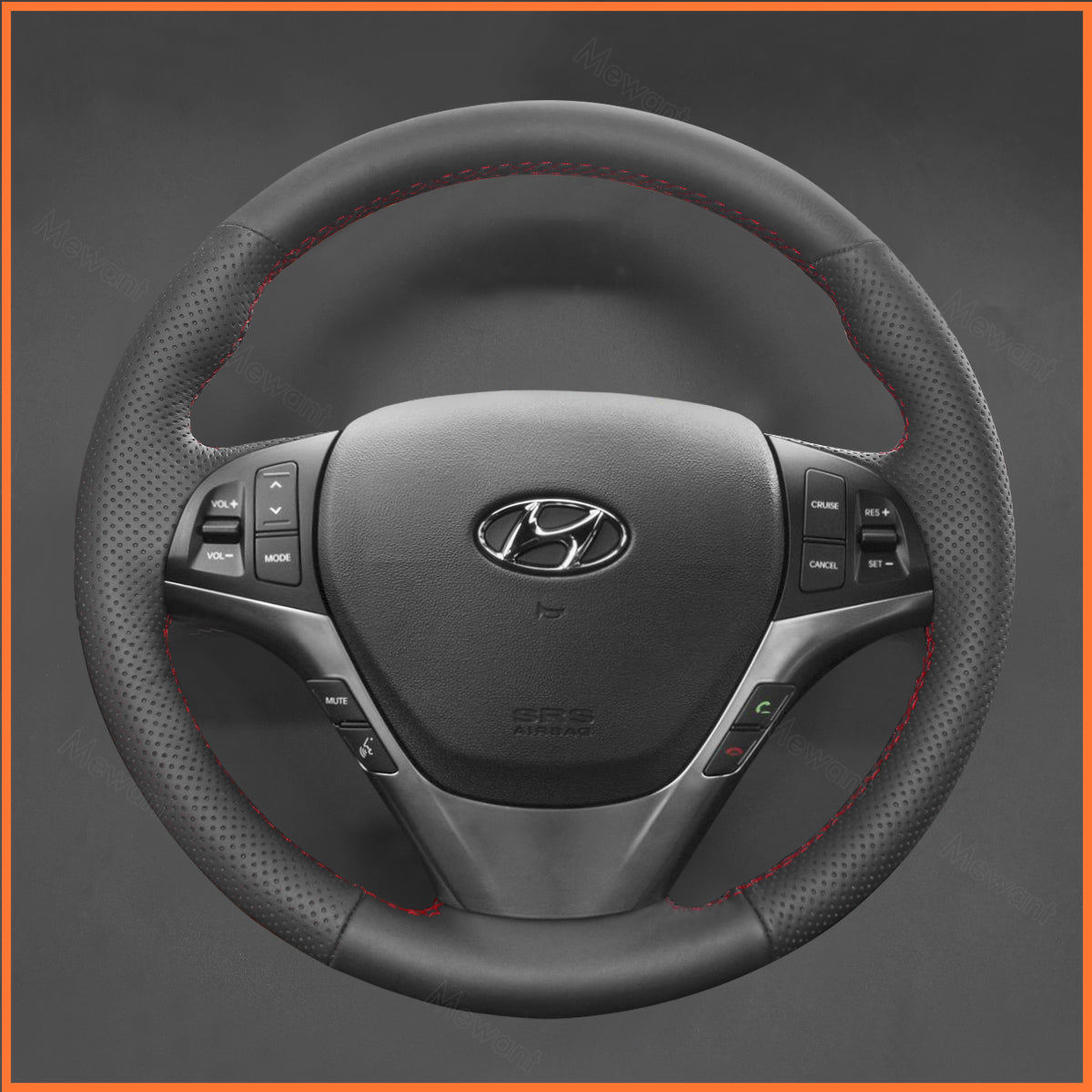 MEWANT Steering Wheel Cover for Hyundai Genesis Coupe 2010-2013