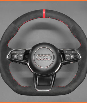 MEWANT steering wheel cover for Audi R8 (4S) / TT (FV/8S) / TTS (FV/8S) / TT RS (FV/8S) 2016-2022