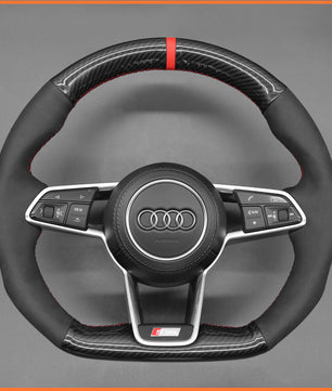 MEWANT steering wheel cover for Audi R8 (4S) / TT (FV/8S) / TTS (FV/8S) / TT RS (FV/8S) 2016-2022