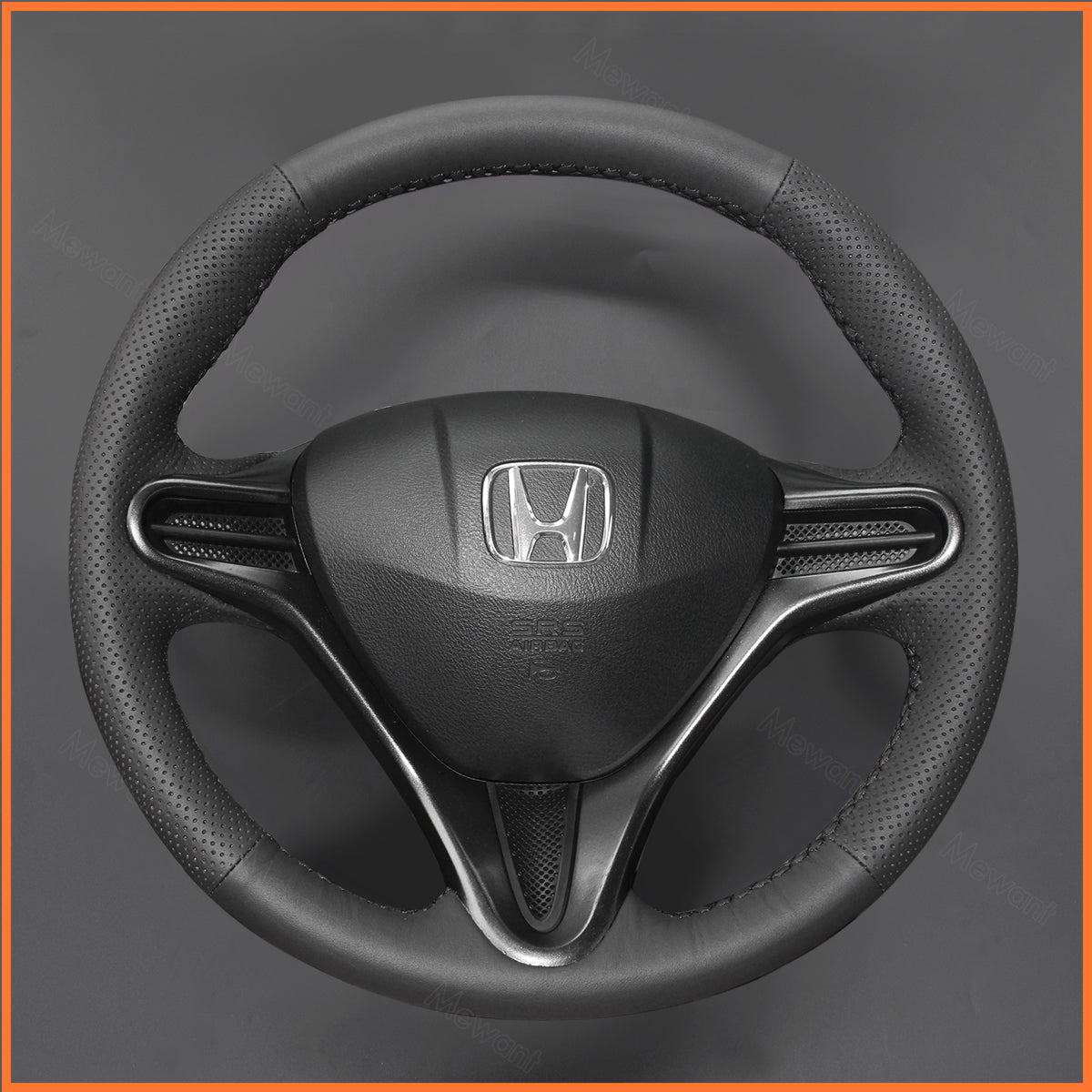 MEWANT Steering Wheel Cover for Honda Civic 8 2006-2011 / Civic Type R 2006-2011