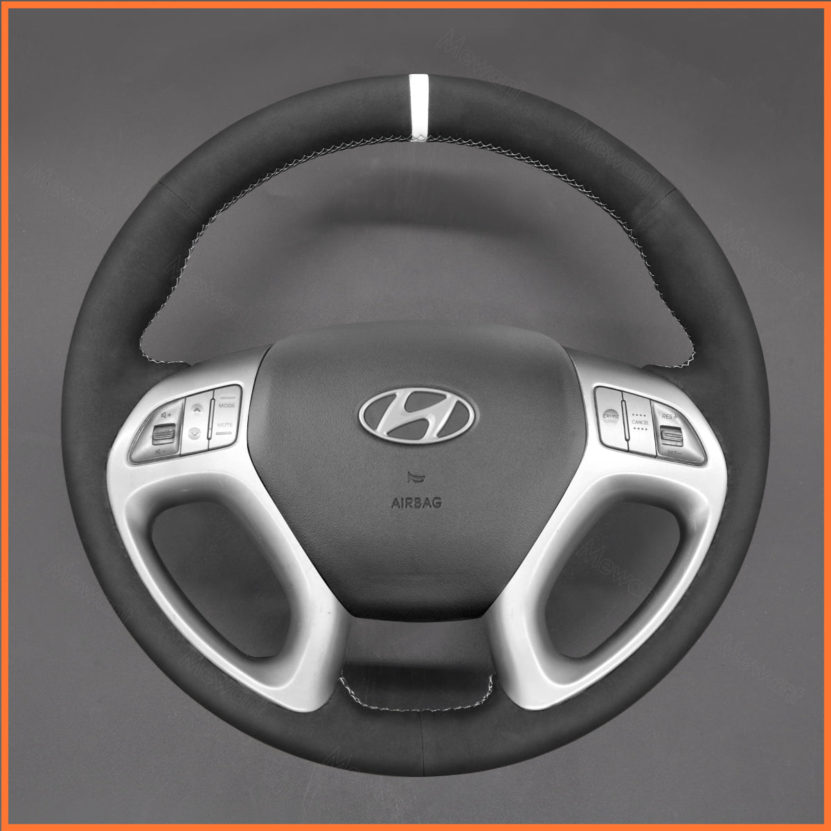 MEWANT steering wheel cover for Hyundai ix35 2010-2016