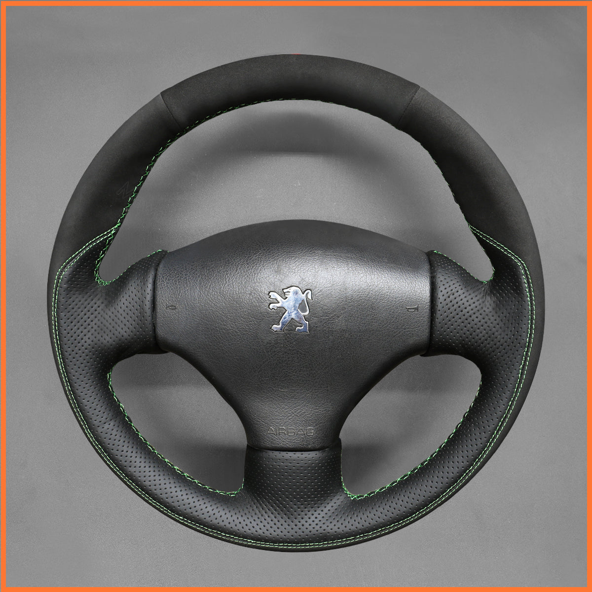 MEWANT Lenkradbezug für Peugeot 206 2001-2009 / 206 CC 2001-2007 / 206 SW 2002-2007
