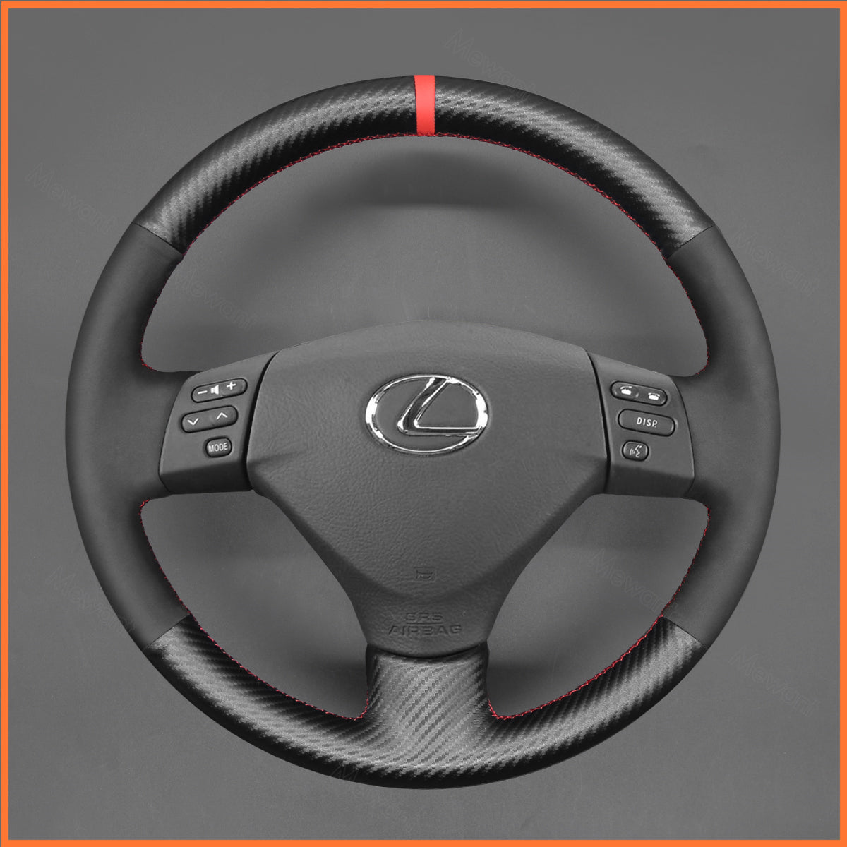 MEWANT Steering Wheel Cover for Lexus RX330 RX400h RX400 2004-2007