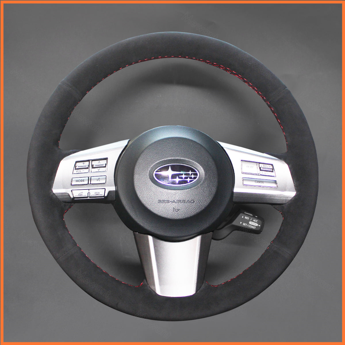 MEWANT Steering Wheel Cover for Subaru Outback 2010-2011 Subaru Legacy 2010-2011