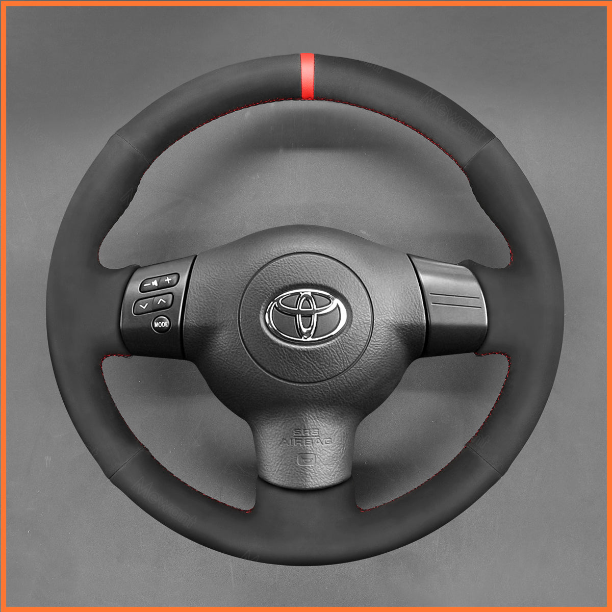 MEWANT Steering Wheel Cover for Toyota Corolla 2003-2006 / Caldina 2002-2007 / RAV4 2003-2006 / Wish 2003-2009