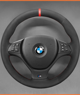 MEWANT steering wheel cover for BMW X5 E70 (M Sport) M50d E71 M50d E70 E71