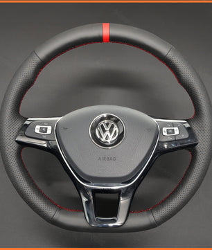 MEWANT Lenkradbezug für Volkswagen VW Passat Golf 7 Polo Arteon Tiguan Touareg