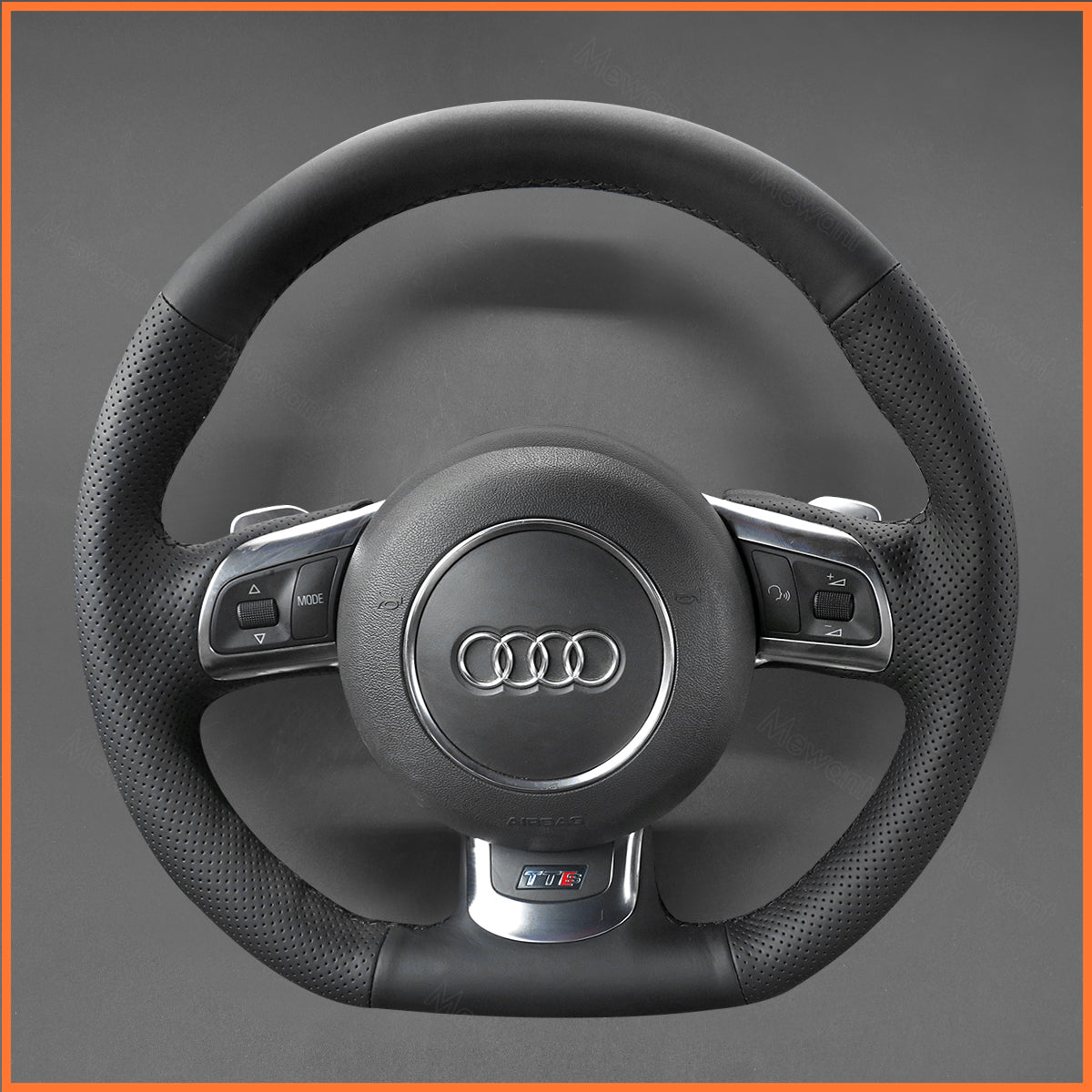 MEWANT steering wheel cover for Audi R8 2008-2010 / Audi TT 2008-2015