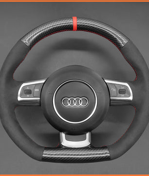 MEWANT Steering Wheel Cover For Audi R8 2008-2010 Audi TT 2008-2015