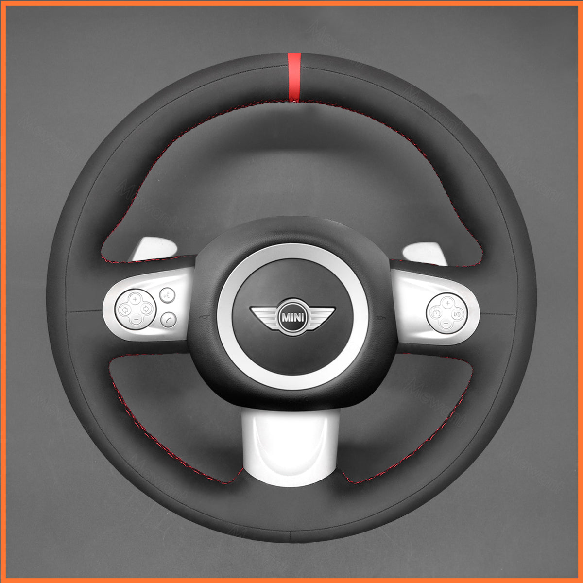 MEWANT Lenkradbezug für Mini(Hatchback/Mini R56/R57) Clubman Clubvan Convertible Countryman Coupe