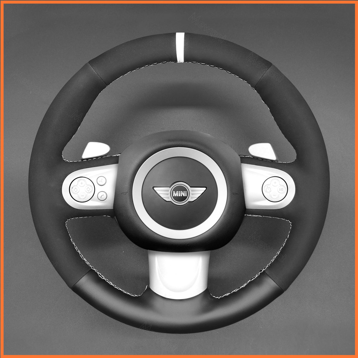MEWANT Lenkradbezug für Mini(Hatchback/Mini R56/R57) Clubman Clubvan Convertible Countryman Coupe