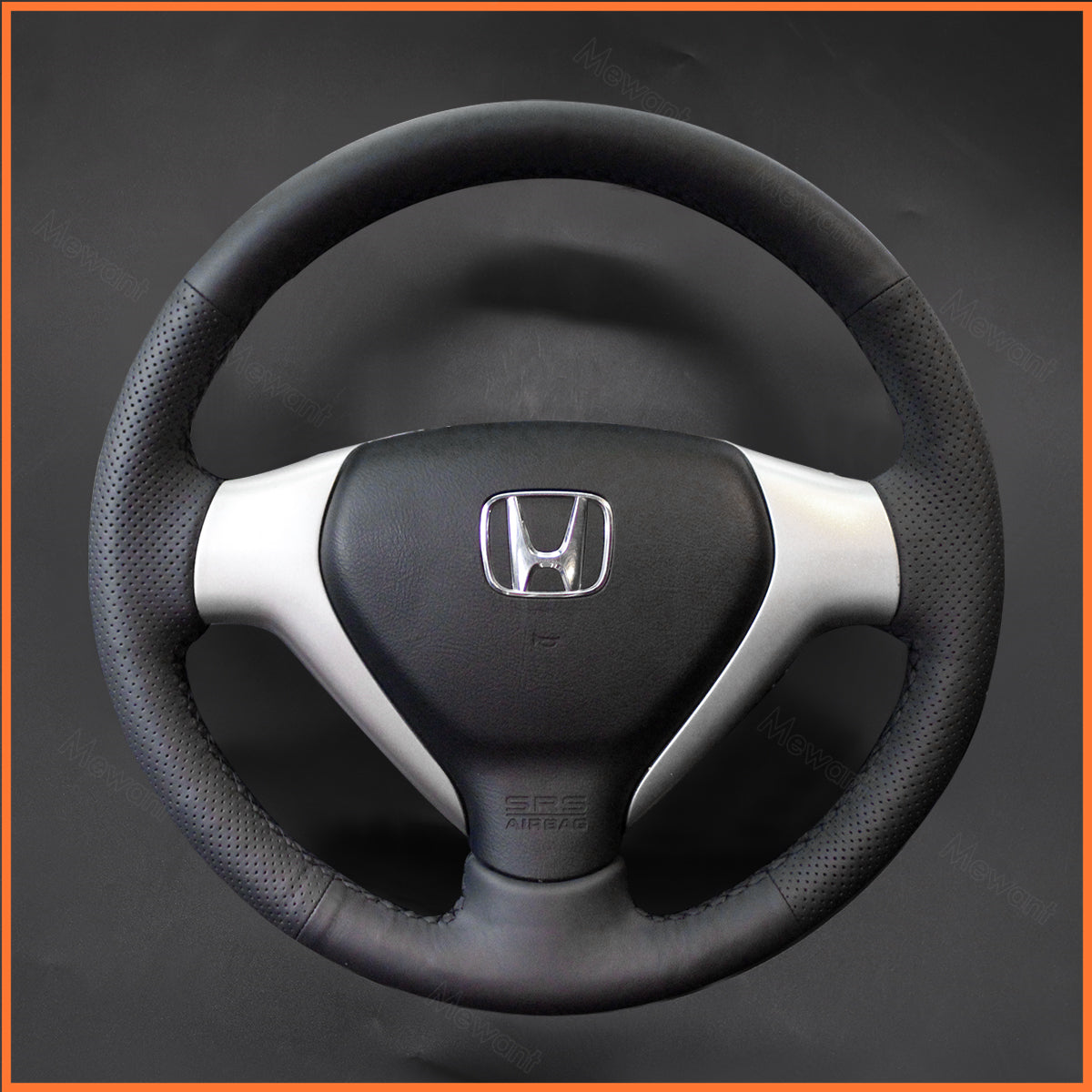 MEWANT steering wheel cover for Honda Jazz 2005-2008
