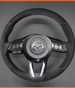MEWANT Lenkradbezug für Mazda 3 Axela 2017-2019 / Mazda 6 Atenza 2017-2019 / CX-5 CX5 2017-2019 / Mazda CX-9 2016-2019