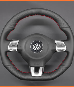 MEWANT Lenkradbezug für VW Golf 6 (VI) GTI Polo GTI Polo (R-Line) Scirocco CCTiguan