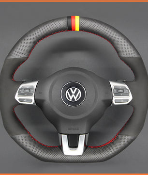 MEWANT Lenkradbezug für VW Golf 6 (VI) GTI Polo GTI Polo (R-Line) Scirocco CCTiguan