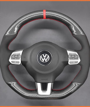 MEWANT Lenkradbezug für VW Golf 6 (VI) GTI Polo GTI Polo (R-Line) Scirocco CCTiguan