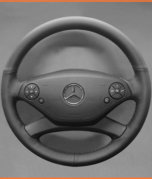 MEWANT steering wheel cover for CL-Class C216 2011-2014 / S-Class W221 2010-2013