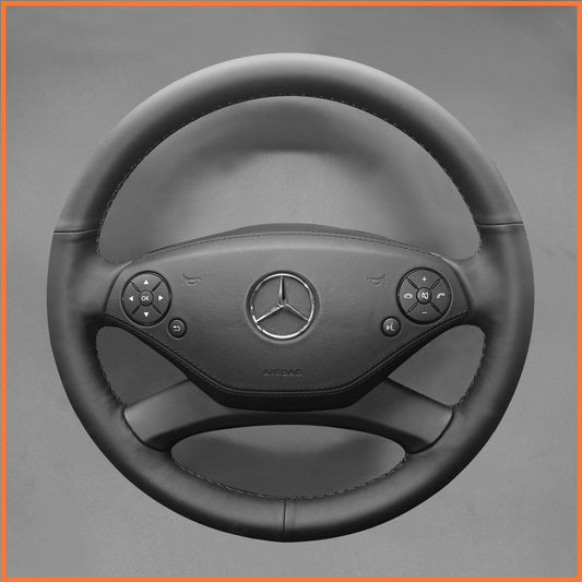 MEWANT steering wheel cover for CL-Class C216 2011-2014 / S-Class W221 2010-2013