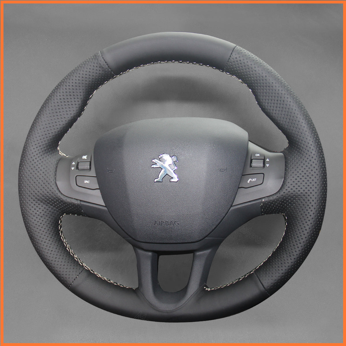 MEWANT Lenkradbezug für Peugeot 208 2012-2019