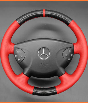 MEWANT steering wheel cover for Benz E-Class W211 2003-2006 / G-Class W463 2003-2007