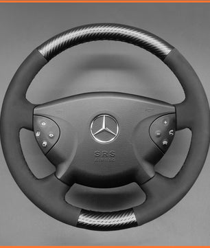 MEWANT steering wheel cover for Benz E-Class W211 2003-2006 / G-Class W463 2003-2007
