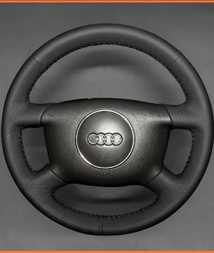 MEWANT steering wheel cover for Audi A4 A6 A8 Allroad