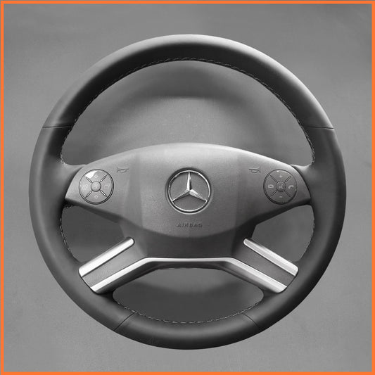 MEWANT steering wheel cover for Benz GL-Class X164 2009-2012 M-Class W164 2009-2011 R-Class 2009-2011