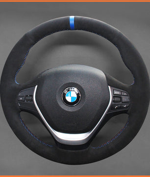 MEWANT Steering Wheel Cover for BMW F20 F21 M Sport / F22 / F30 F31 F64 / F32 F33 F36