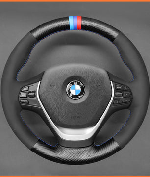MEWANT Steering Wheel Cover for BMW F20 F21 M Sport / F22 / F30 F31 F64 / F32 F33 F36