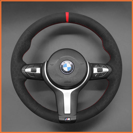 MEWANT steering wheel cover for BMW M2 M3 M4 M5 M6 X5 X6
