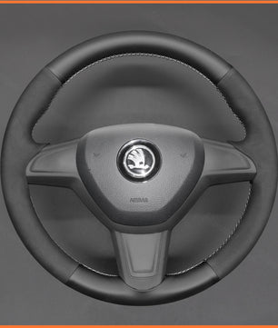 MEWANT Steering Wheel Cover for Skoda Yeti 2014 2015 2016 Rapid 2015