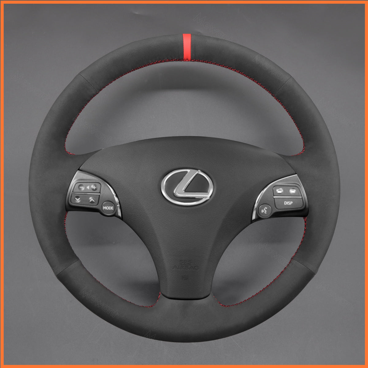 MEWANT Steering Wheel Cover for Lexus ES240 ES250 ES300 ES350 2007-2012 / Lexus GS350 GS450h GS460 2009 2010