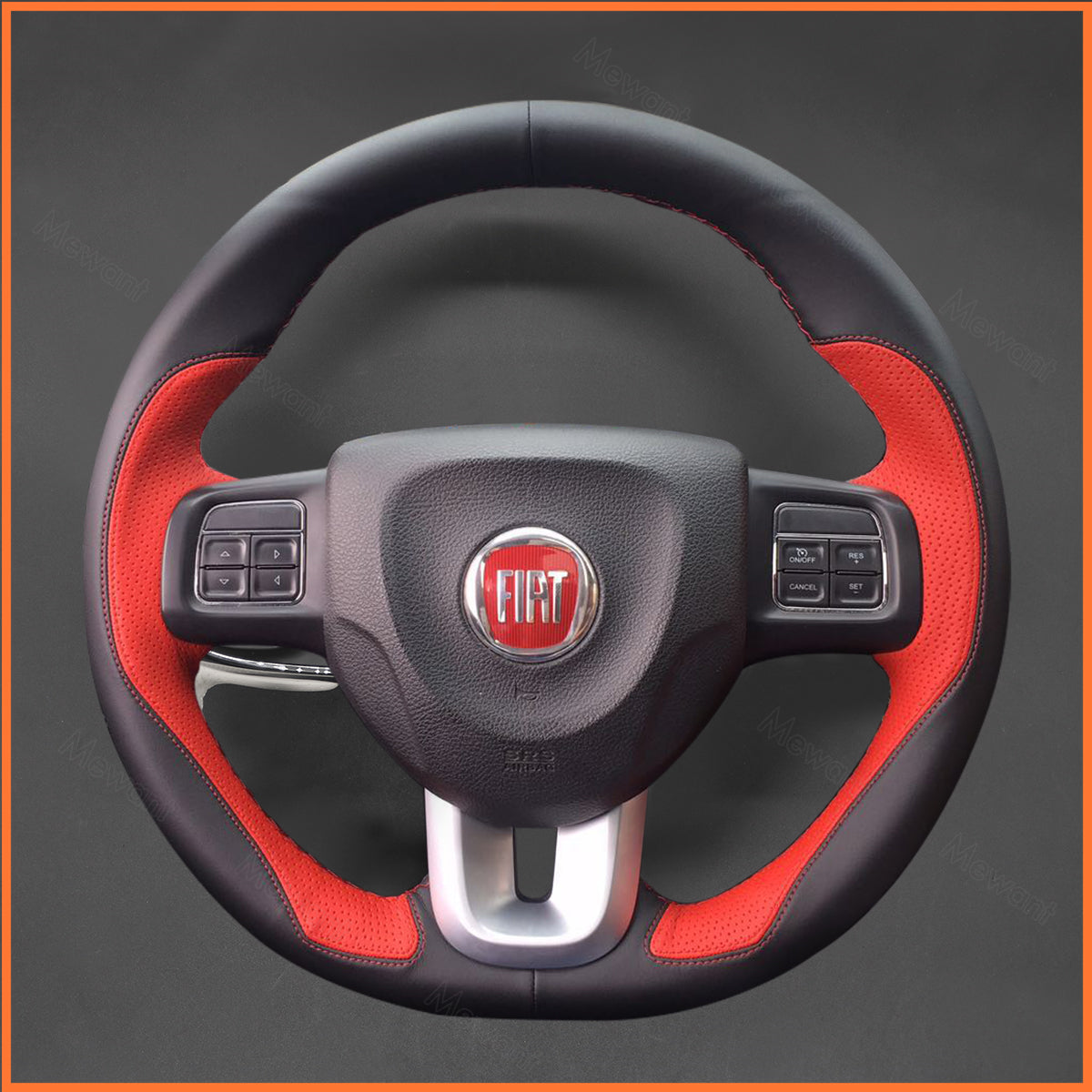 MEWANT steering wheel cover for FIAT viaggio 2015