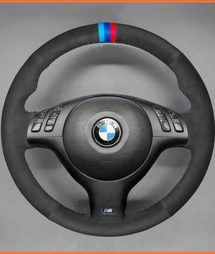 MEWANT Steering Wheel Cover for BMW 3 Series E46 E46 E45 2000-2004 / 5 Series E39 M3 E46 M5 E39 2000-2003