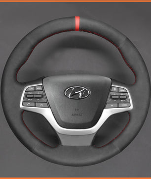 MEWANT steering wheel cover for Hyundai Elantra VI 2016-2017