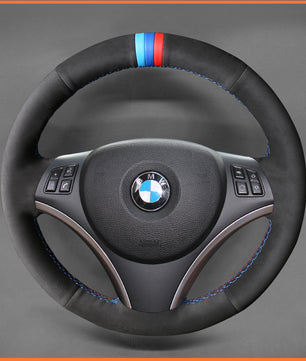 MEWANT steering wheel cover for BMW E87 E81 E82 E88 E90 E92 E93 E84