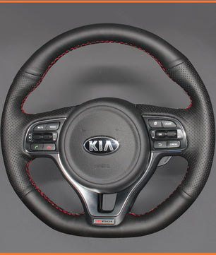 MEWANT Lenkradbezug für Kia Sportage 4 (GT-Line) 2016-2018 / Optima 4 (GT-Line) 2016-2018