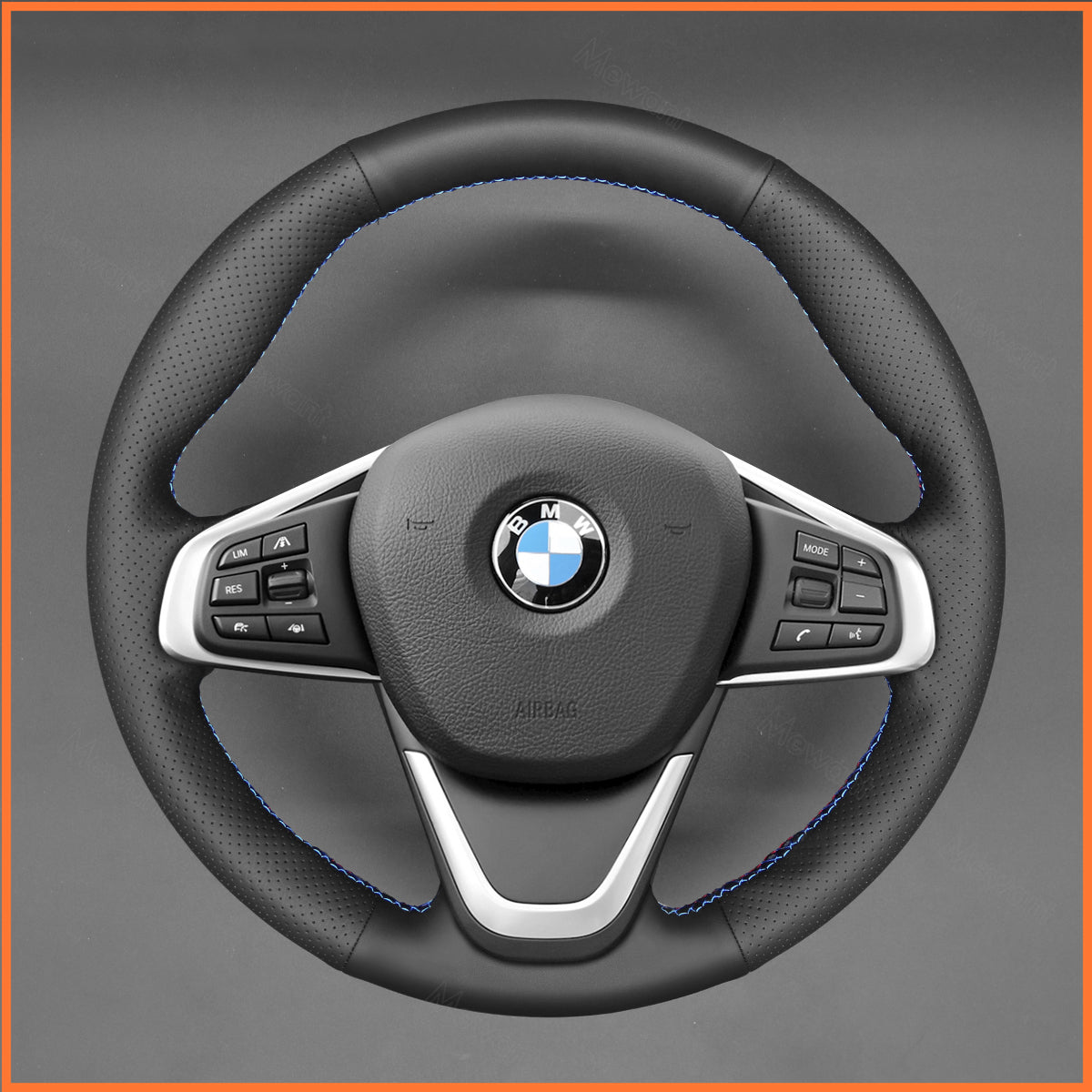 MEWANT steering wheel cover for BMW 2 Series F45 F46 X1 F48 X2 F39