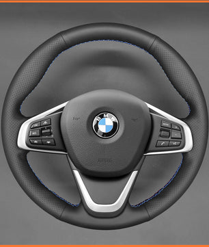 MEWANT steering wheel cover for BMW 2 Series F45 / 2 Series F46 (Gran Tourer) 2014-2022 / X1 F48 X2 F39 2018-2024