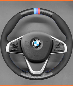MEWANT steering wheel cover for BMW 2 Series F45 / 2 Series F46 (Gran Tourer) 2014-2022 / X1 F48 X2 F39 2018-2024