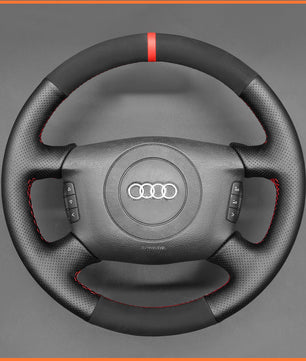 MEWANT steering wheel cover for Audi A4 A6 A8 Allroad S4