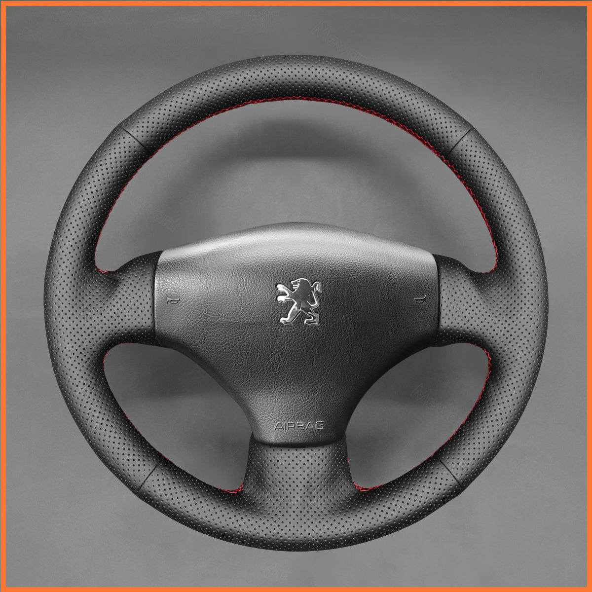 MEWANT Lenkradbezug für Peugeot 206 2001-2009 / 206 SW 2002-2007